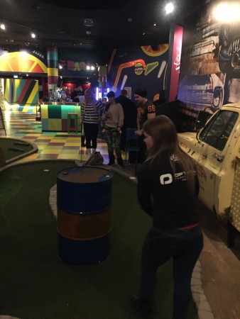 Crazy golf Tampereen keskustassa :)